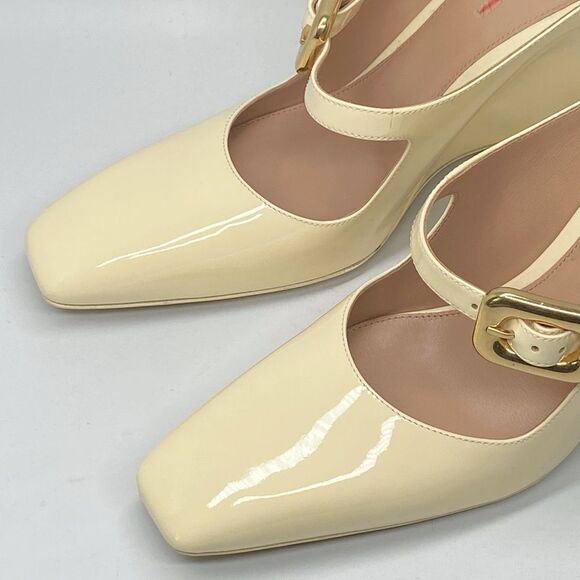 Bottega Veneta Comet Mary Jane Wedge Pumps size 37.5 - Picture 6 of 14